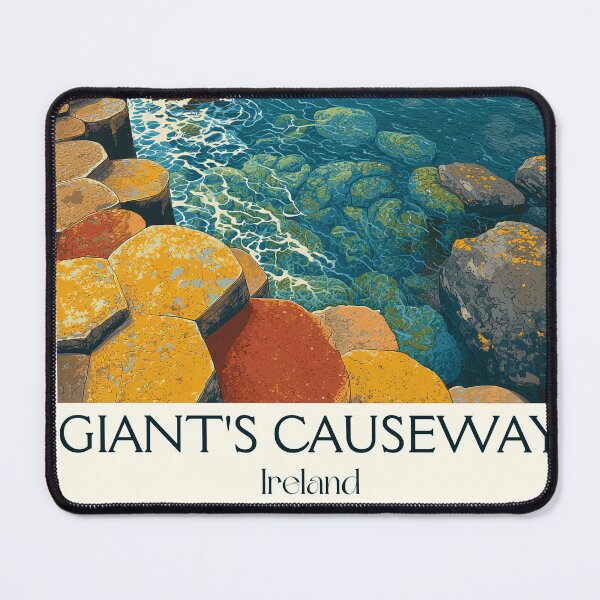 Item preview, Giant's Causeway Poster – Basalt Columns & Coastal Wonder designed and sold by TuncGK.