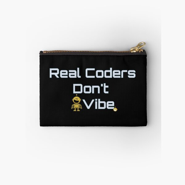 Aperçu de l'œuvre Les vrais codeurs ne vibrent pas créée et vendue par Robo Riffs.