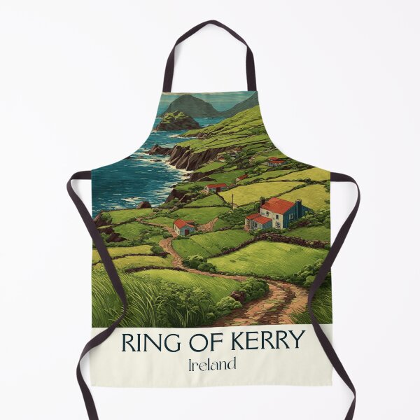 Item preview, Ring of Kerry Poster – Scenic Coastal Drive & Rolling Green Hills designed and sold by TuncGK.