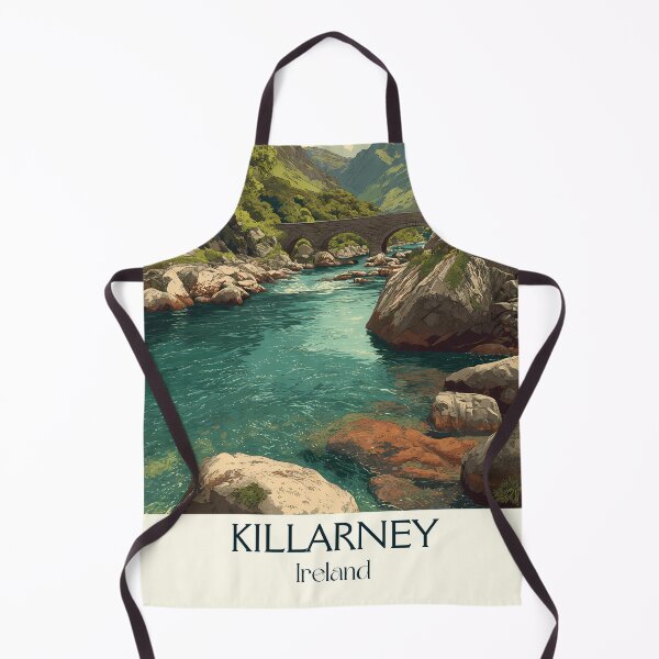 Artikelvorschau, Killarney-Poster – Flussszene und Bergkulisse entworfen und verkauft von TuncGK.