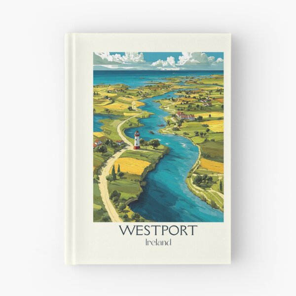Item preview, Westport Poster – Riverside Town & Iconic Mountain View designed and sold by TuncGK.