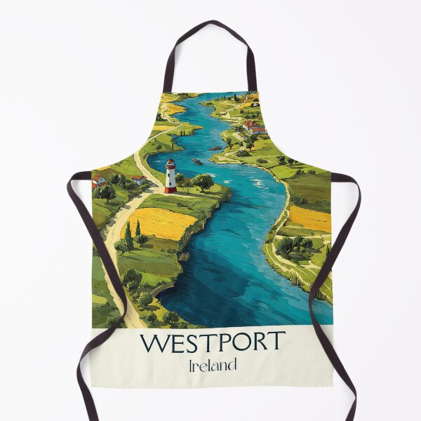 Item preview, Westport Poster – Riverside Town & Iconic Mountain View designed and sold by TuncGK.