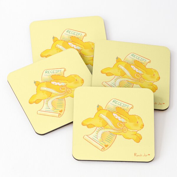 Item preview, Lemon Bunny Receipt – Cute Kawaii Animal Design designed and sold by KandiiJar.