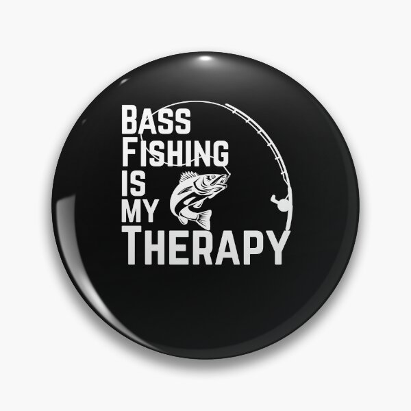Item preview, Bass fishing is my Therapy designed and sold by MOPAROdesign.