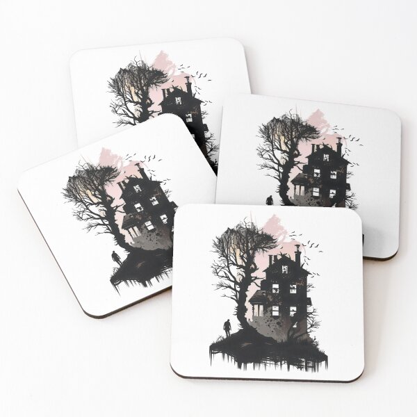 Item preview, Haunted House Silhouette designed and sold by ShadowAndSlate.