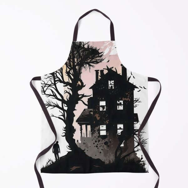 Item preview, Haunted House Silhouette designed and sold by ShadowAndSlate.