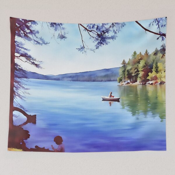 Item preview, Lone Rower designed and sold by RCWatercolours.