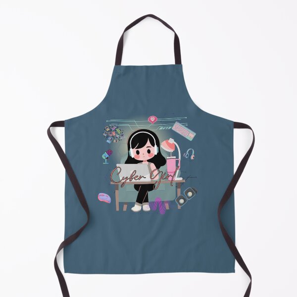 Item preview, Cyber Girl Vibes – Digital Geek Girl designed and sold by MadeByKriss.