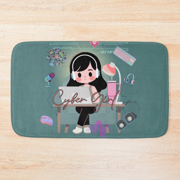 Item preview, Cyber Girl Vibes – Digital Geek Girl designed and sold by MadeByKriss.