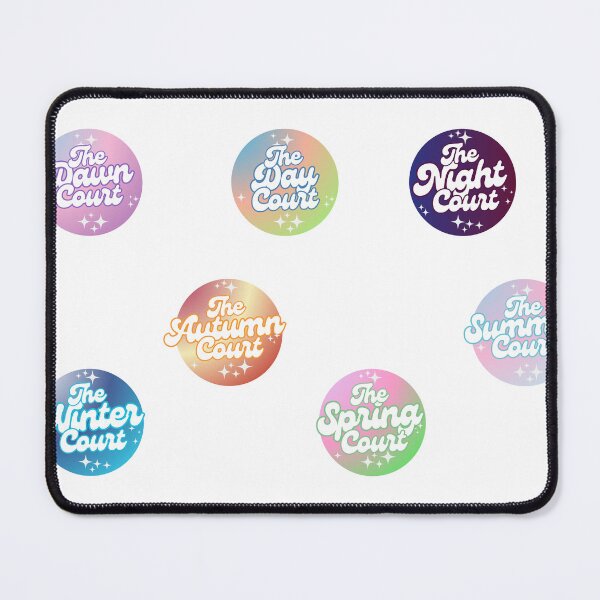 Item preview, The Courts in ACOTAR Stickers designed and sold by baranskini.