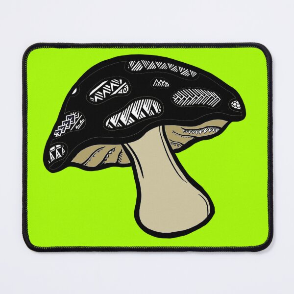 Item preview, Tribal Black Mushroom designed and sold by Steeb757.