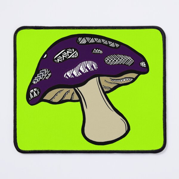 Item preview, Tribal Dark Purple Mushroom designed and sold by Steeb757.