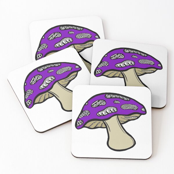 Item preview, Tribal Purple Mushroom designed and sold by Steeb757.