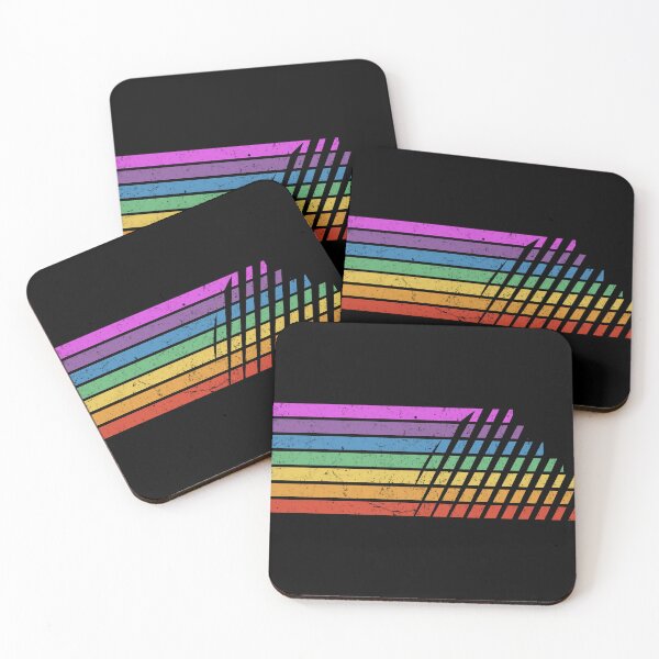 Item preview, Vaporwave Retro Rainbow LGBT Pride designed and sold by NoodlesDoodlez.