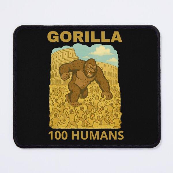 Item preview, Gorilla vs 100 men epic battle designed and sold by Matheus2001.