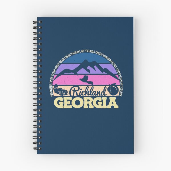 Item preview, Richland Georgia Sunset Retro Vintage Local Pride Logo designed and sold by CRHPOD20.