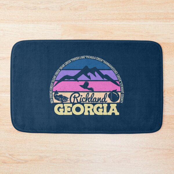 Item preview, Richland Georgia Sunset Retro Vintage Local Pride Logo designed and sold by CRHPOD20.