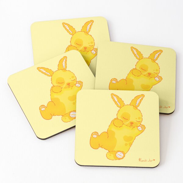 Item preview, Sleepy Lemon Bunny – Cute Pastel Kawaii Animal Art designed and sold by KandiiJar.