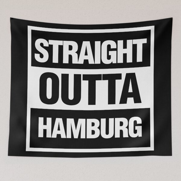Item preview, Straight Outta Hamburg designed and sold by elhefe.