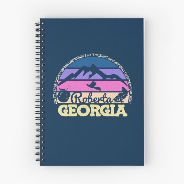 Item preview, Roberta Georgia Sunset Retro Vintage Local Pride Logo designed and sold by CRHPOD20.