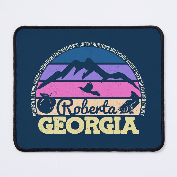 Item preview, Roberta Georgia Sunset Retro Vintage Local Pride Logo designed and sold by CRHPOD20.