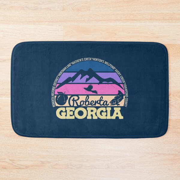 Item preview, Roberta Georgia Sunset Retro Vintage Local Pride Logo designed and sold by CRHPOD20.