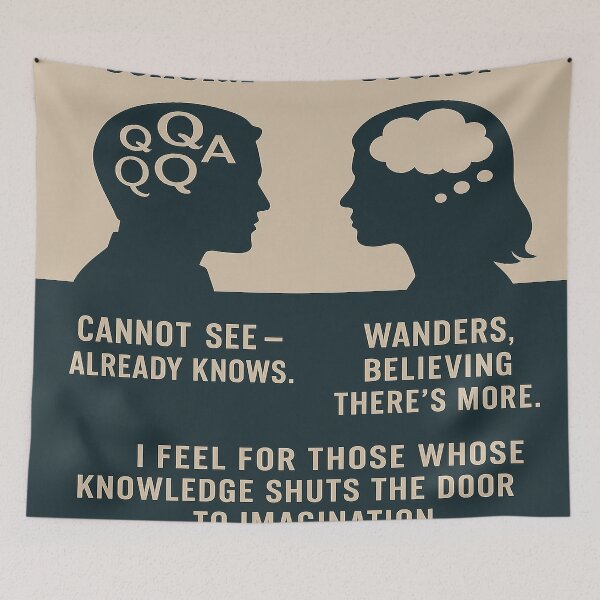 Item preview, The Scholar and the Seeker designed and sold by LOGOSINTERIUM.