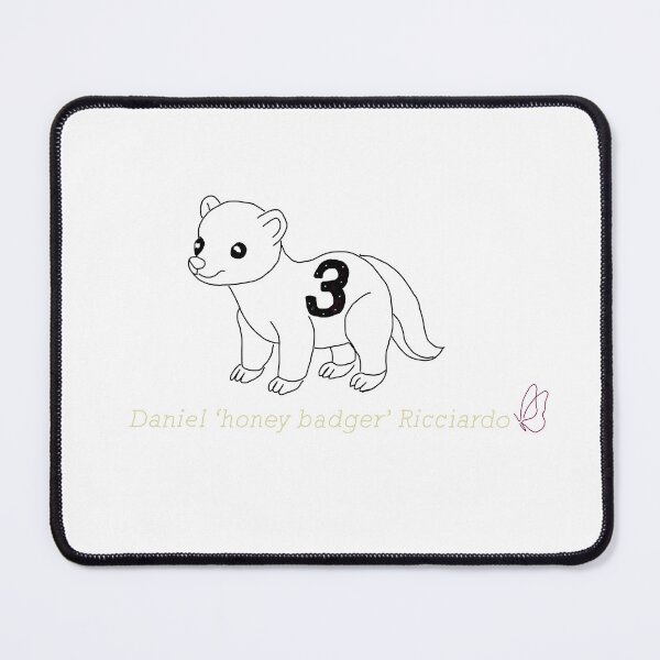 Item preview, Daniel 'honey badger' ricciardo designed and sold by F1pinkculture.