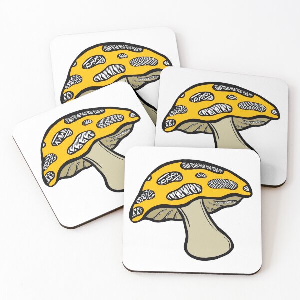 Item preview, Tribal Yellow Mushroom designed and sold by Steeb757.