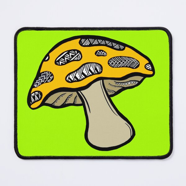Item preview, Tribal Yellow Mushroom designed and sold by Steeb757.