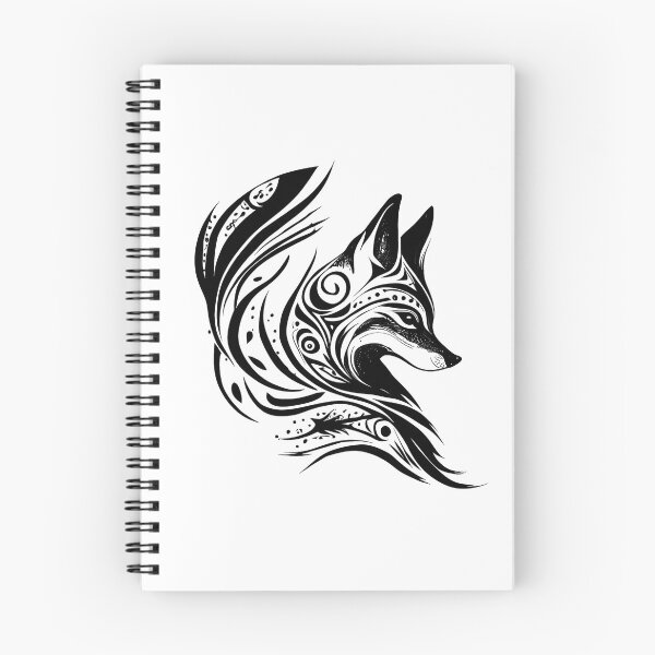 Item preview, Espíritu del zorro tribal designed and sold by ShadowAndSlate.