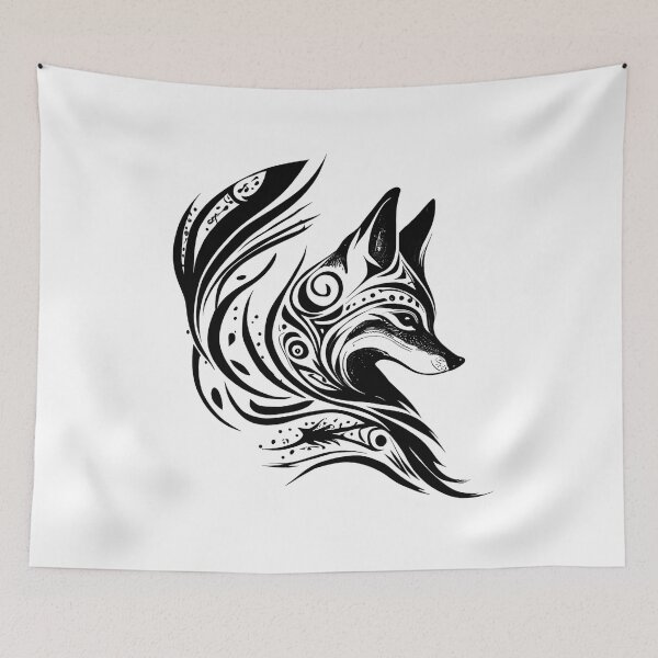 Item preview, Tribal Fox Spirit designed and sold by ShadowAndSlate.