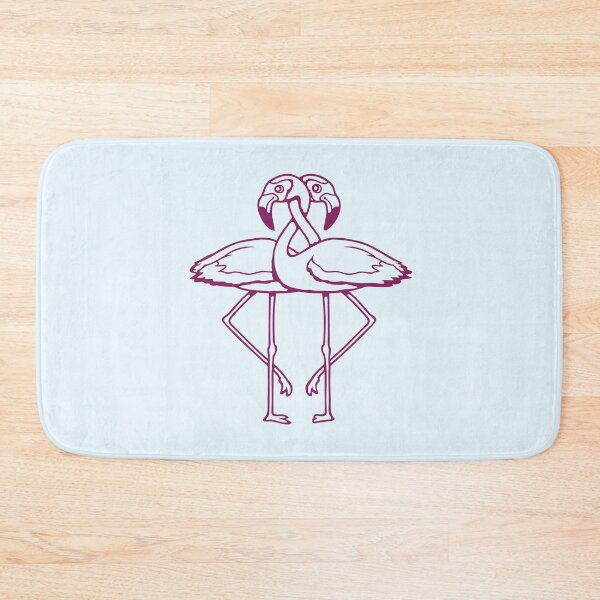 Item preview, 2 Flamingo couple in love two friends team love designed and sold by shirt-o-mat.