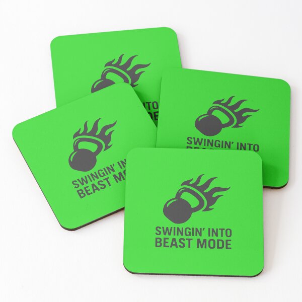 Item preview,  Swingin’ Into Beast Mode – Kettlebell Workout Gym Motivation Design designed and sold by Jason123za.