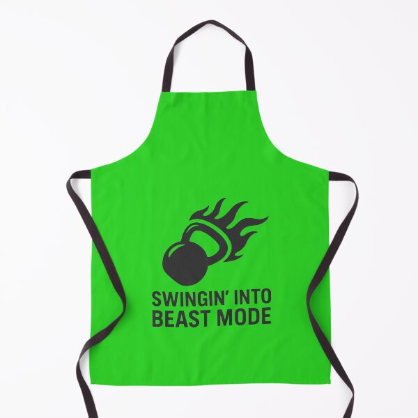 Item preview, Swingin’ Into Beast Mode – Kettlebell Workout Gym Motivation Design designed and sold by Jason123za.