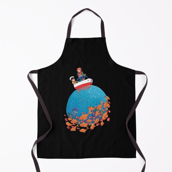 Item preview, Ponyo - Boat - Sea - Goldfish designed and sold by Playful-Monster.
