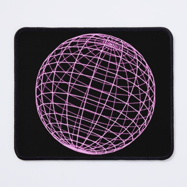 Item preview, Soft Sphere – Pink Outlined Ball Design designed and sold by StickerStudioHQ.