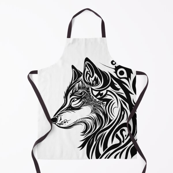 Item preview, Tribal Tattoo Wolf Spirit designed and sold by ShadowAndSlate.
