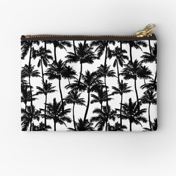 Item preview, Black palm trees on white background.  designed and sold by MirabellePrint.