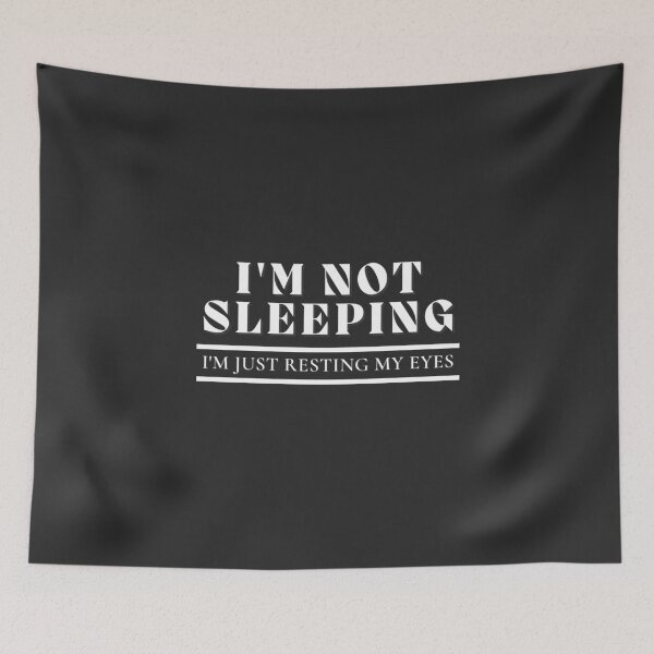 Item preview, Cozy Eye Rest Quote designed and sold by Zakrytos ★★★★★.