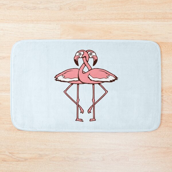 Item preview, 2 Flamingo couple in love two friends team love designed and sold by shirt-o-mat.