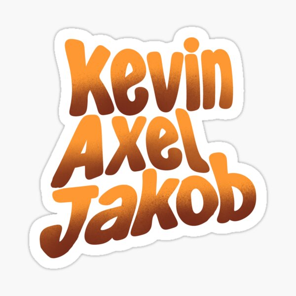 Vista previa del artículo con la obra «KAJ - Kevin Axel Jakob», diseñado y vendido por nikoosit.