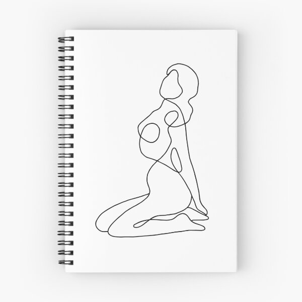 Item preview, Woman Body One Line Art designed and sold by OneLineWithin.