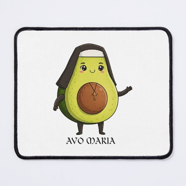 Item preview, Avo Maria - Avocado Nun Cartoon designed and sold by thebigleebowski.