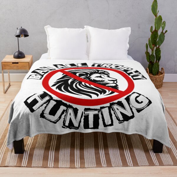 Item preview, BAN ALL TROPHY HUNTING designed and sold by Paparaw.