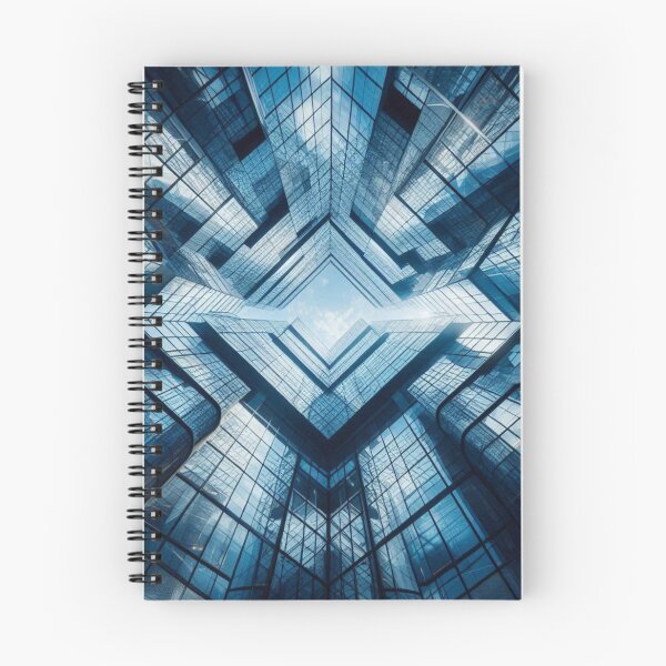 Item preview, Stunning Glass Building Reflection Photo #1 – Abstract AI Art with Light Play for Urban Style & Modern Accessories designed and sold by knalpot-design.
