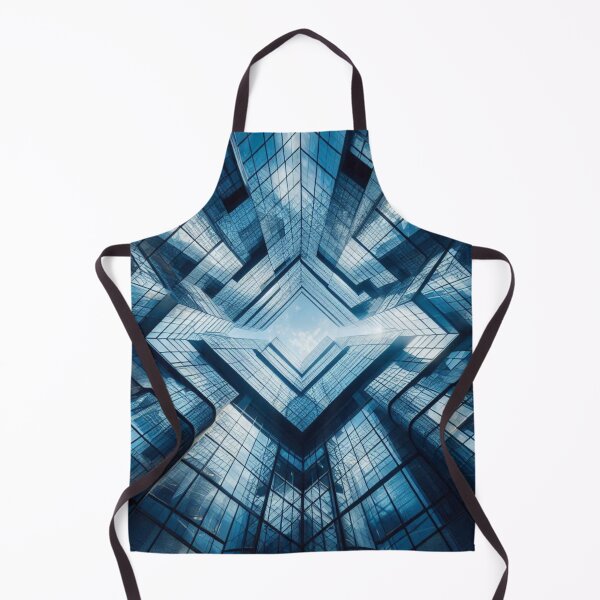 Item preview, Stunning Glass Building Reflection Photo #1 – Abstract AI Art with Light Play for Urban Style & Modern Accessories designed and sold by knalpot-design.
