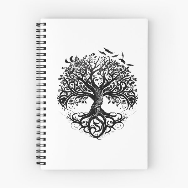 Aperçu de l'œuvre Tatouage tribal de l'arbre de vie créée et vendue par ShadowAndSlate.
