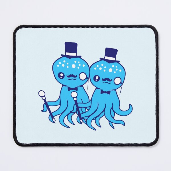 Item preview, 2 octopus sir hat monocle glasses two rich friends designed and sold by shirt-o-mat.
