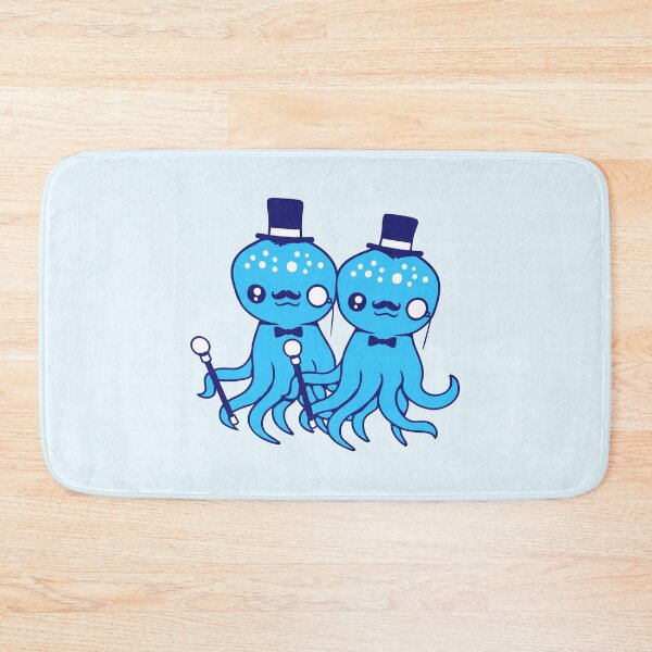 Item preview, 2 octopus sir hat monocle glasses two rich friends designed and sold by shirt-o-mat.